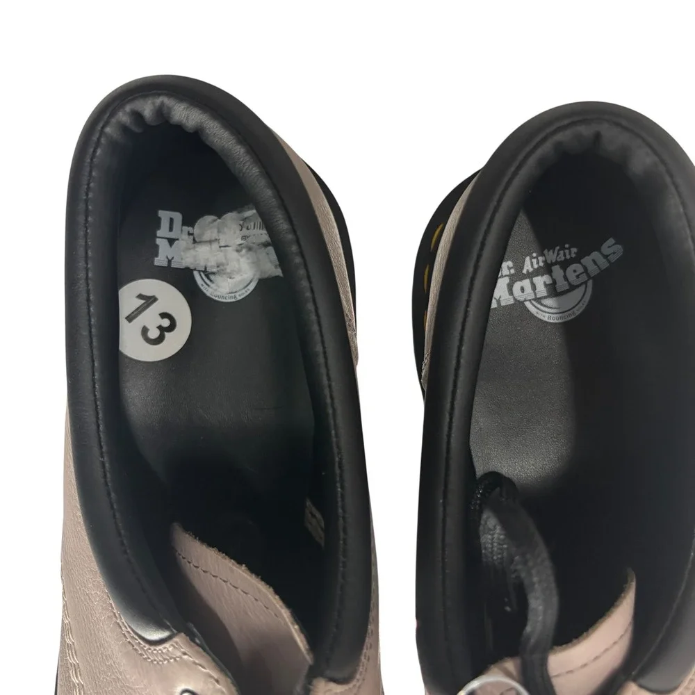 Dr.‎ Martens 1461 Quad Platform Shoes Leather Oxford Mauve Black Size 13*
